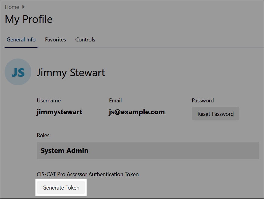 The Generate Token button can be found under all the other fields. The token will appear once the button is selected.